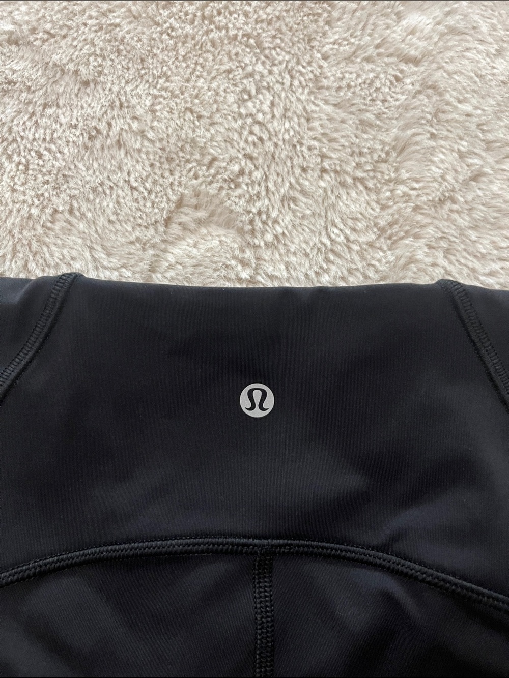 lululemon athletica Black Capri Leggings with Side Mesh Insets - Picture 6 of 7